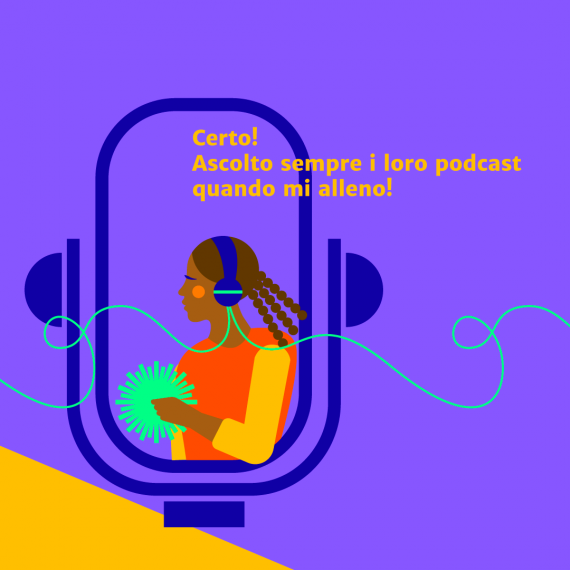 podcast popcast illustration